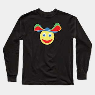 Smiley Face Long Sleeve T-Shirt